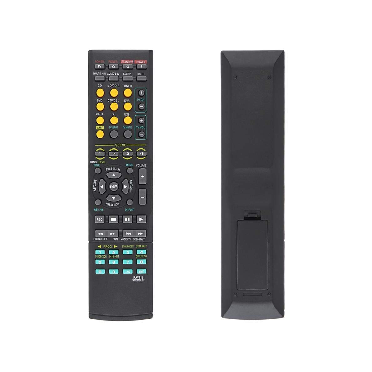 Telecomando di ricambio per TV IR 433 MHz, con telecomando a lunga distanza, adatto per RAV315, Yamaha, WN22730, YHT380