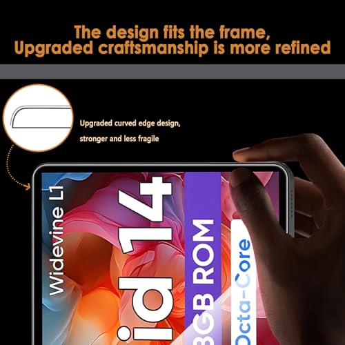 Hianjoo 3-Pack Screen Protector Compatible with COLORROOM Tablet C5 11 inch 2026, Tempered Glass [HD Clarity] [9 Hardness] [Anti-Scratch] [Easy Installation] by Hianjoo - Image 4