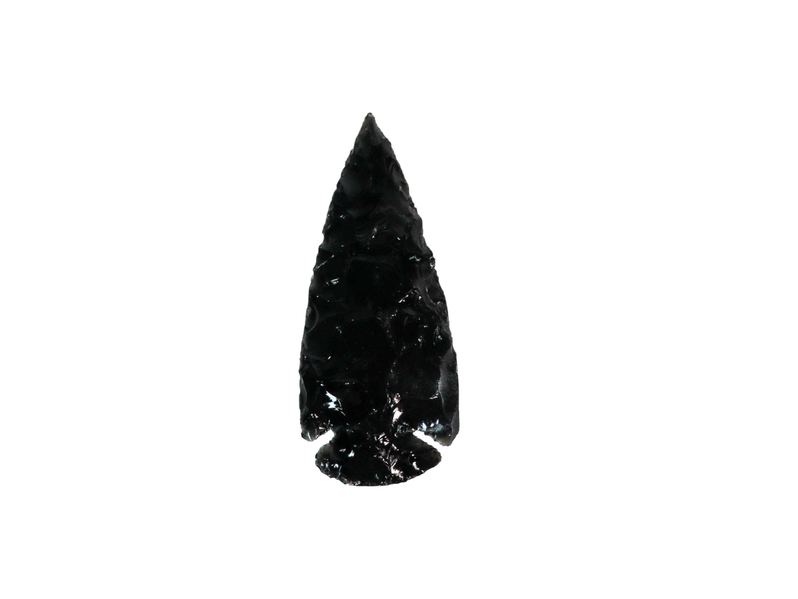 Three (3) Black Obsidian Arrowheads: 3