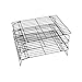 Stojak chłodzący 3 warstwy możliwy do układania w stos stojak chłodzący metal ciasto ciasteczka herbatniki chleb chłodzący stojak siatka mata uchwyt suchy chłodziarka do gotowania