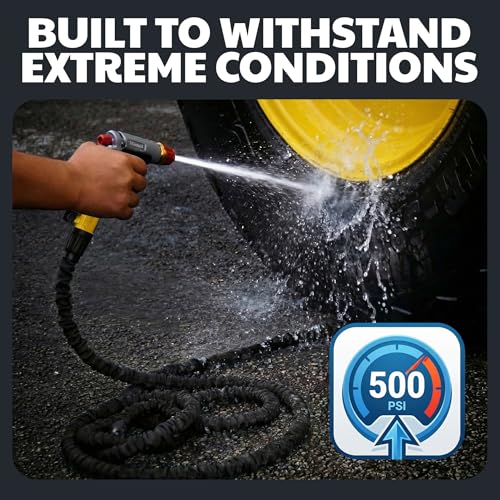 XHOSE PRO Expandable Garden Hose 100ft Water Hose with Brass Fittings, Flexible, Expanding and Retractable, Lightweight 100 Ft Hose, Tuyau Arrosage - 2026 Model image 8