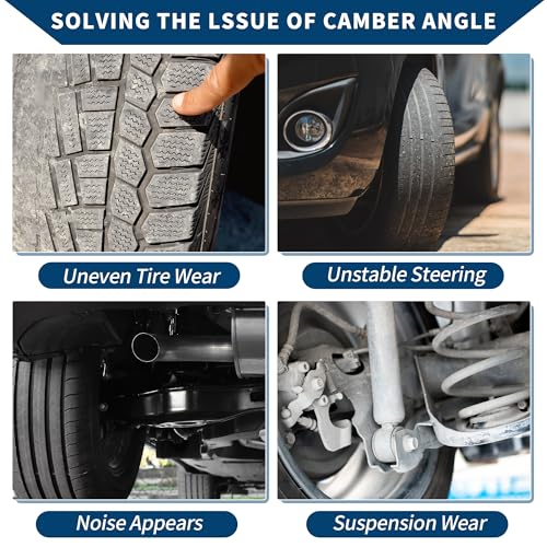 Hihaha Keilriemenspannschraube Nr. 4819830090 für Lexus IS300 2001-2005 für TOYOTA CROWN 1995-2001 für TOYOTA VEROSSA 2001 Dichtung Metall 1 Stück Silberton