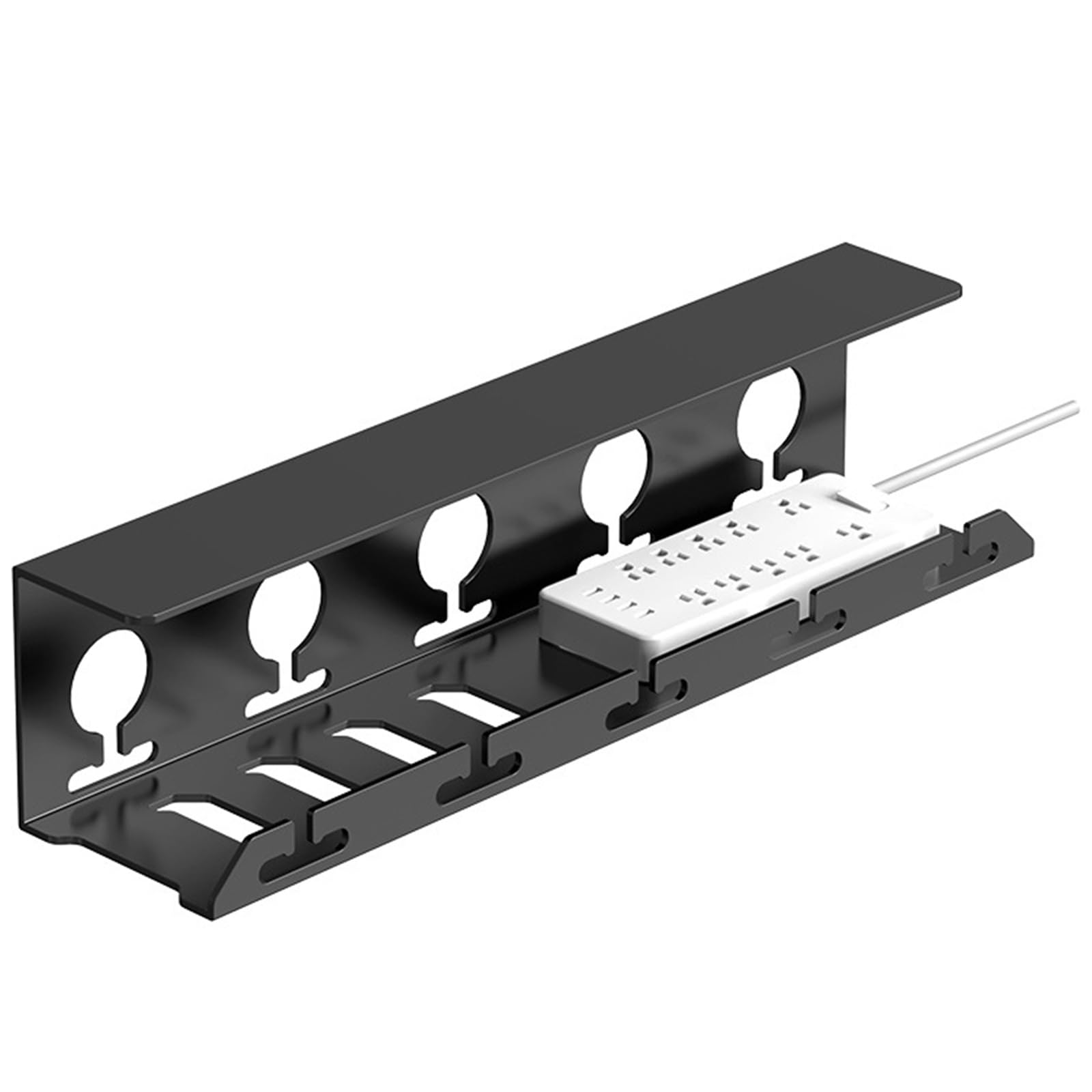 Mekalero Multicolor Cord Management Tray Desk Cable Tray Desk Cable Rack Functional Storage Rack Wire Shelf Sturdy Storage