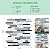 LONGKING 10-Sheet Self-Adhesive Peel and Stick Backsplash for Kitchen, Vinyl Decorative Tiles (Gray)