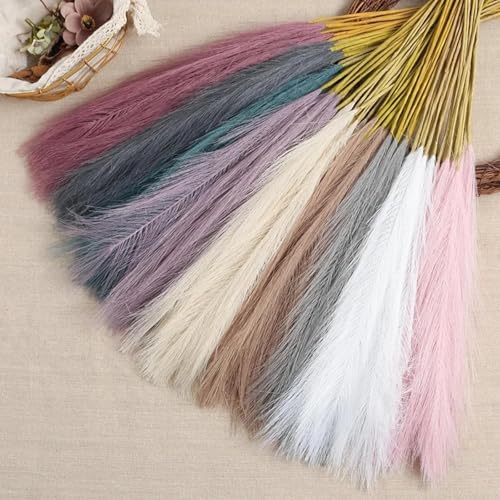 Boho Room Decor 5 piezas ramo artificial Pampas 55 cm miniatura 2