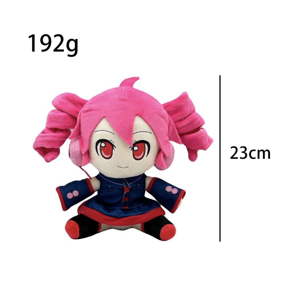 Kasane Teto Plush, Soft Stuffed Anime Huggable Pillow Doll, Adorable Anime Cuddly Plushie Toy for Collectors Adults, Girls - Image 2