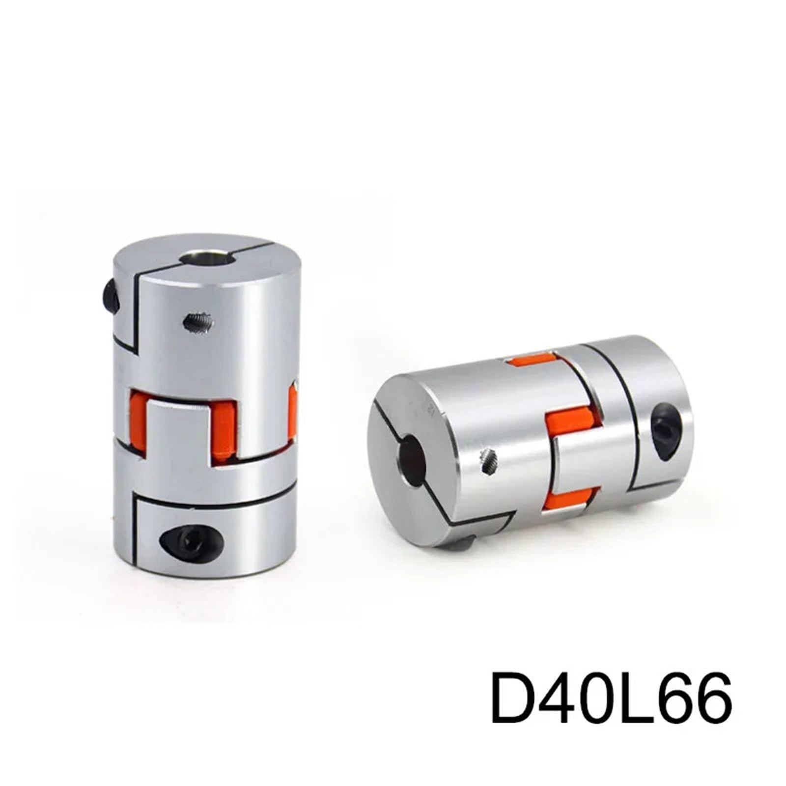 Acoplador de eje de mordaza D40L66, conector de codificador de acoplamiento de aluminio de motor flexible de 8/18/20 mm, 1 unidad(20K6-20K6)