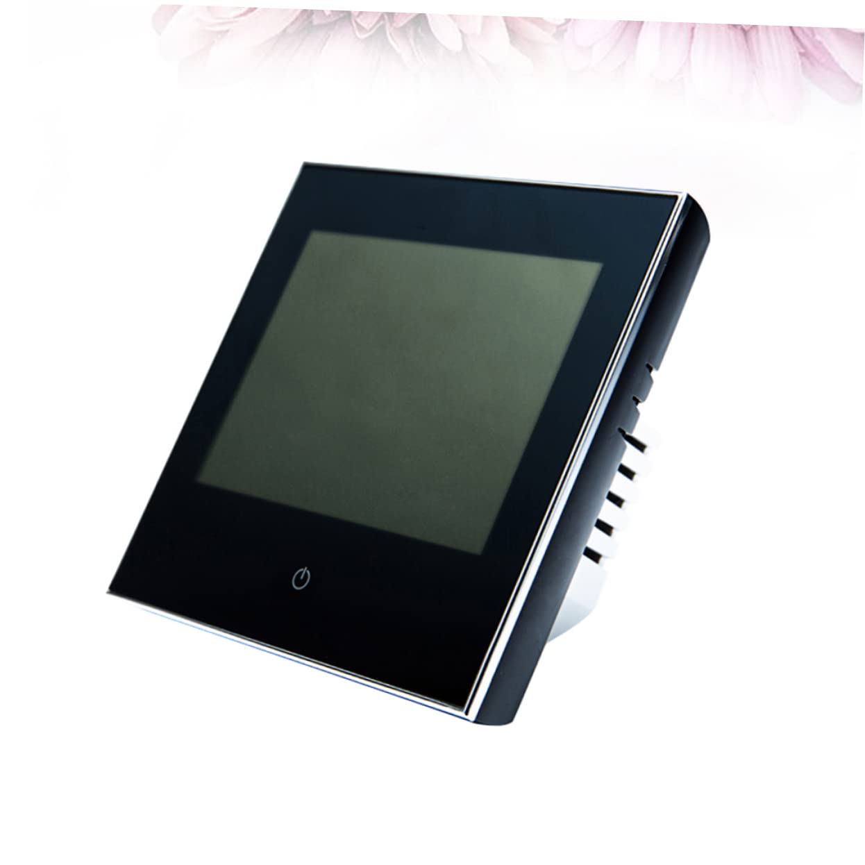 LIFKOME 1 pezzo Termostato Digitale Programmabile per Caldaia Gas Precisione Riscaldamento con Pulsanti Touch Programmazione Settimanale Nero e