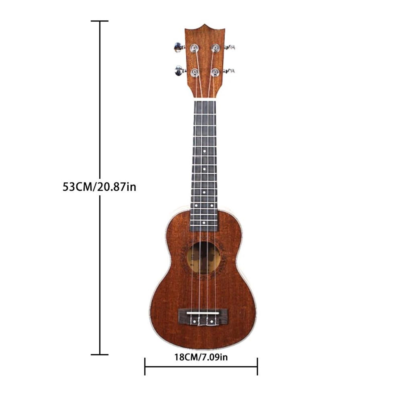 Początkujący Ukulele 21 Calowy Zestaw Ukulele Wysokiej Częstotliwości Dla Początkujących W Stylu Gitary Hawajskiej