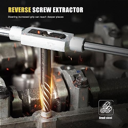 TOPEC 7 Piece Easy Out Bolt Extractor