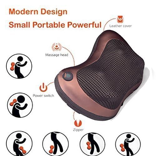 Flexi Madhav Electric Cushion Pillow Massager Personal Full Body for Car Home Full Body Pain Relief Massager Pillow (Pillow Massager) Flexi Madhav Electric Cushion Pillow Massager Personal Full Body for Car Home Full Body Pain Relief Massager Pillow (Pillow Massager)
