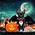 Fantasyon Halloween Pet Bat Wings Cat Dog Bat Costume Pet Costume with 2 Pumpkins bell for Halloween Cosplay Party