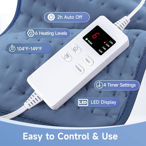 Save 39% on Large Electric Heating Pad with Auto Shut Off - Image 3