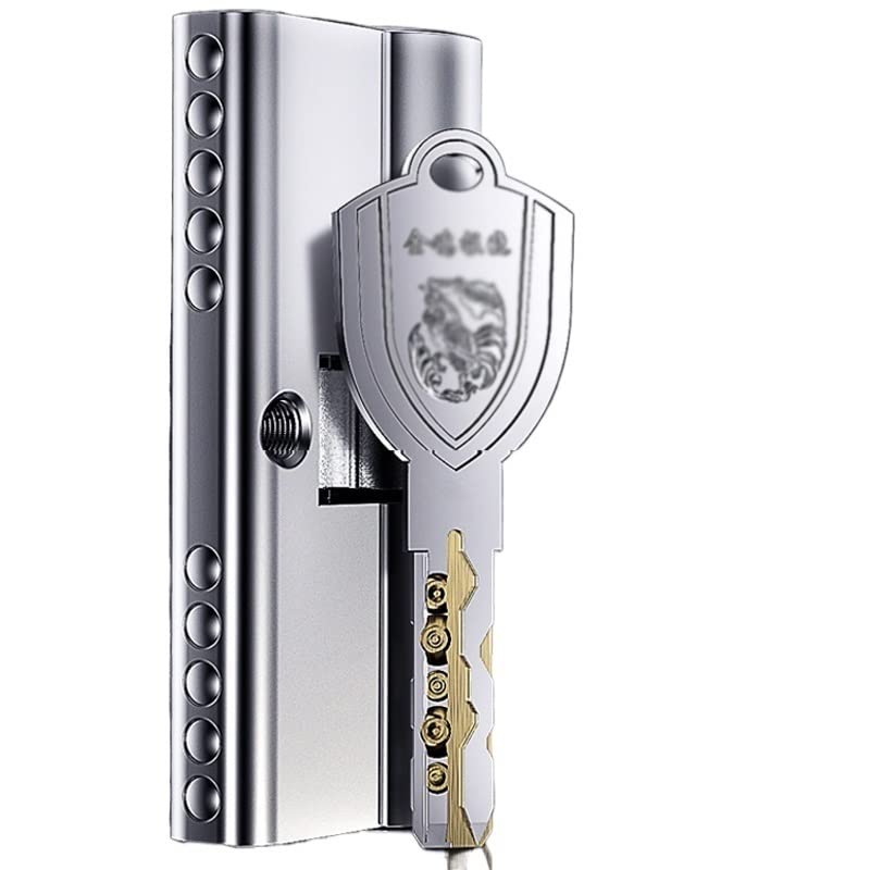 Wkładka bębenkowa. Cam Unibody Shell Anti Violence Podwójny frezowany rowek z podwójną kulą Słupek boczny Zabezpieczenie przed kradzieżą Cylinder z rdzeniem(100mm x32.5mmx67.5mm)