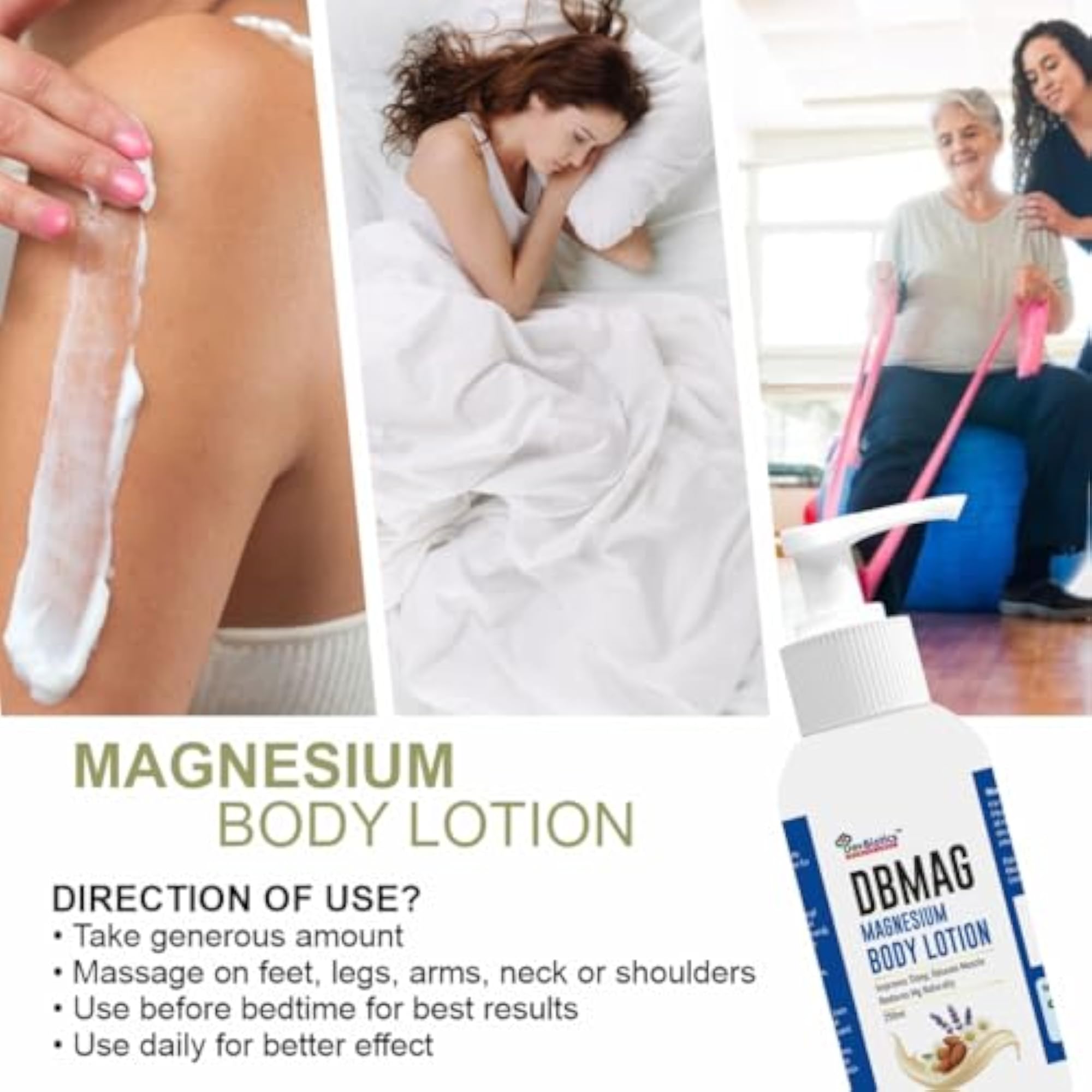Magnesium Body Lotion for Deep Sleep & Muscle Relaxation