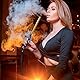 Shisha Molassefänger mit Gewinde – APOLLO | Universal aus Aluminium mit Adapter, Passt Universell für alle Shishas, Vorkühler-Aufsatz | Einfach auf den Kopfadapter stecken (Schatten Schwarz)