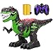 TEMI Remote Control Dinosaur for Kids Boys Girls, Electronic RC Toys Educational Walking Tyrannosaurus Rex Dinosaur with Lights and Sounds Powered by Rechargeable Battery, 360 Degree Rotation Stunt