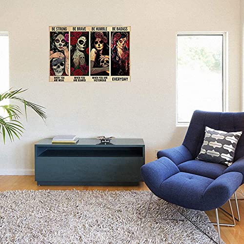 Inspirational Women Wall Art Woman Wall Art Poster Tattoo Girl Room Wall Art Posters Girl Motivational Wall Art Modern Print Canvas Painting Inspirational Tattoo Girl Gift Poster 24X16 Inch No Frame #TOP5