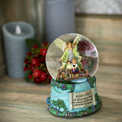 Roman Giftware Inc, Inspirational Angels Collection, 5.7" H Musical 100Mm Dome Angel,Religious, Inspirational, Durable (4X4X5) #TOP1