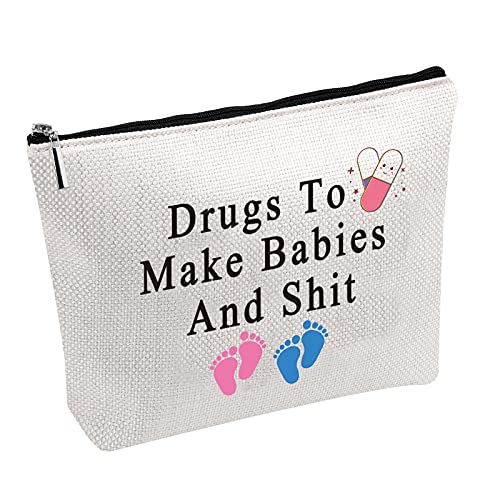 Generic IVF Gift Medicine Bag IVF Bag Drugs To Make Babies And Shit Meds Bag Infertility Gift Infertility Treatment Gift (Drugs To Make Babies bag)