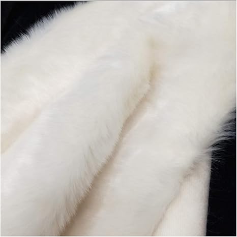 Amazon Co Jp フェイクファー 生地 かわいい 白い 100cm 180cm 毛足mm 高級シャグ人工毛皮生地 ハンドメイド 手芸用 Diy 裁縫衣装材料 装饰用 ホビー