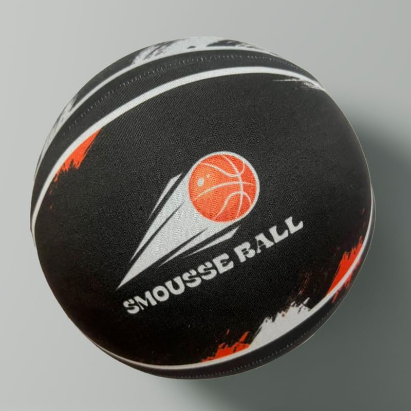 Smousseball, Smooth Ball Basket Silent Basketball Size 7 Size 6 Size 5 Foam Ball Indoor