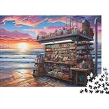 Strand-Shop Puzzles 1000 Teile, Classic Puzzle DIY Kit Holzspielzeug Unique Gift Home Decor Für Erwachsene Und Kinder 1000pcs (75x50cm)