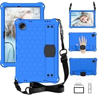 Schutzhülle Für Blackview Tab 60 Tablet – Kinderfreundlich, Mit Ständer & Schultergurt, Stoßfest (EVA-Schaum, Schwarz)