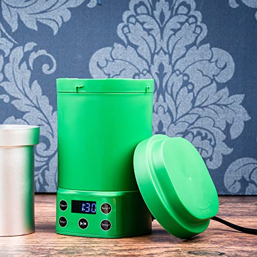 Foto von Nebula Boost Decarboxylator-Gerät zur Kräuteraktivierung; Orale, sublinguale und topische Anwendung, schneller Kräuterinfuser. Leise, Behälter ist durch Silikondeckel verschüttungsfrei verschlossen