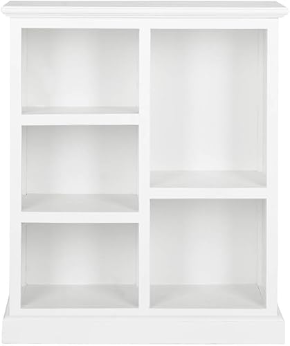 Miniatura 4 de SAFAVIEH Home Collection Maralah - Estantería blanca con 5 estantes (totalmente montada)