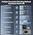 Ulecoce Keyless Entry Keypad Deadbolt with Handle Set, Smart Lock, Auto-Lock + One-Touch Lock, 100 Codes + 15-Min Easy Install, Ideal for Airbnb/Homes/Offices, Fits U.S. Standard Front Doors, Black
