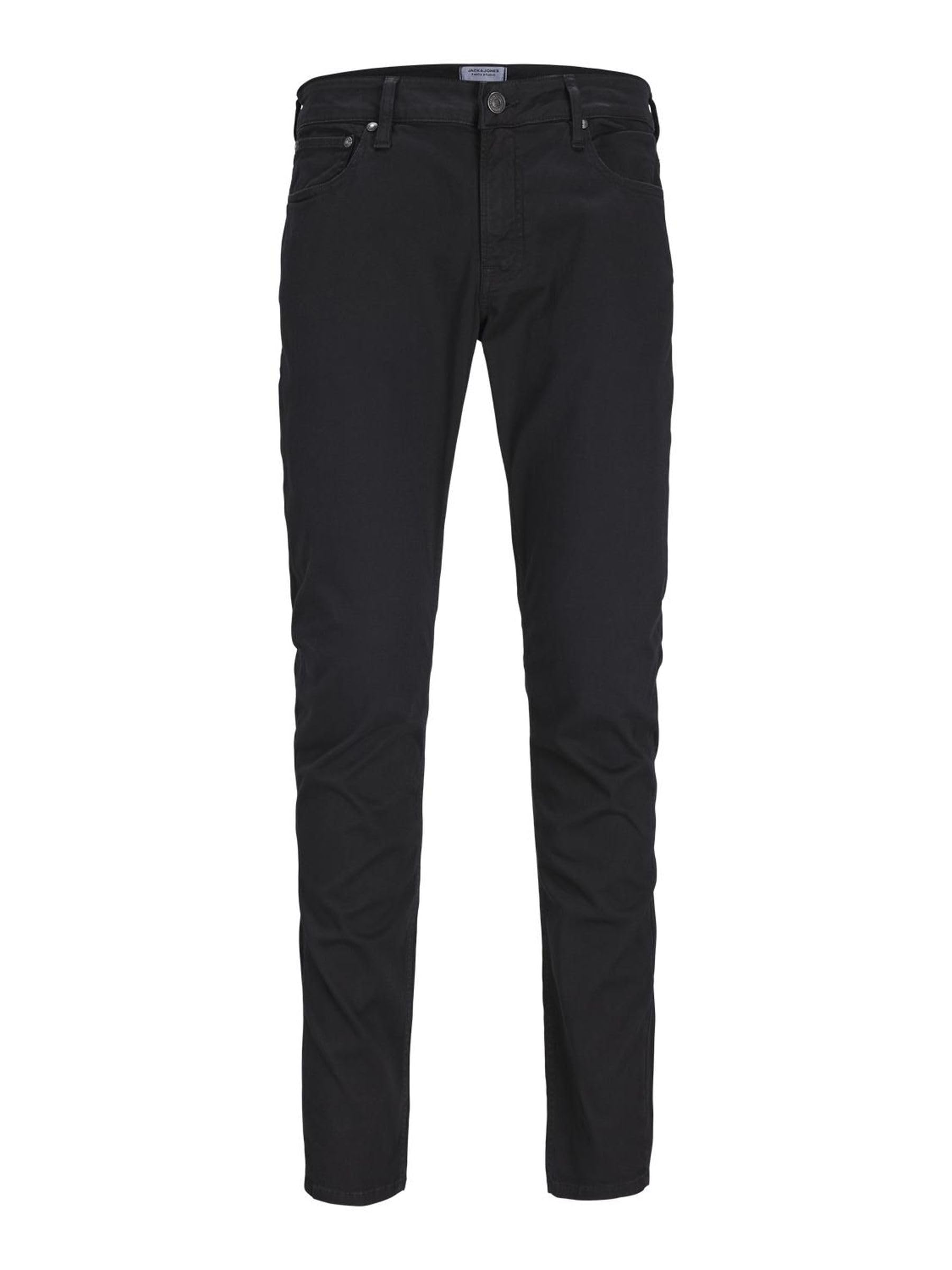 JACK & JONES Men's Jpstglenn Jjblaine Icon Sn Long-Sleeved Shirt, Black, 30 W/34 L