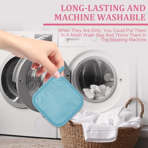 Puomue Pano removedor de maquiagem, pacote com 12, toalhas removedoras de maquiagem de microfibra ul