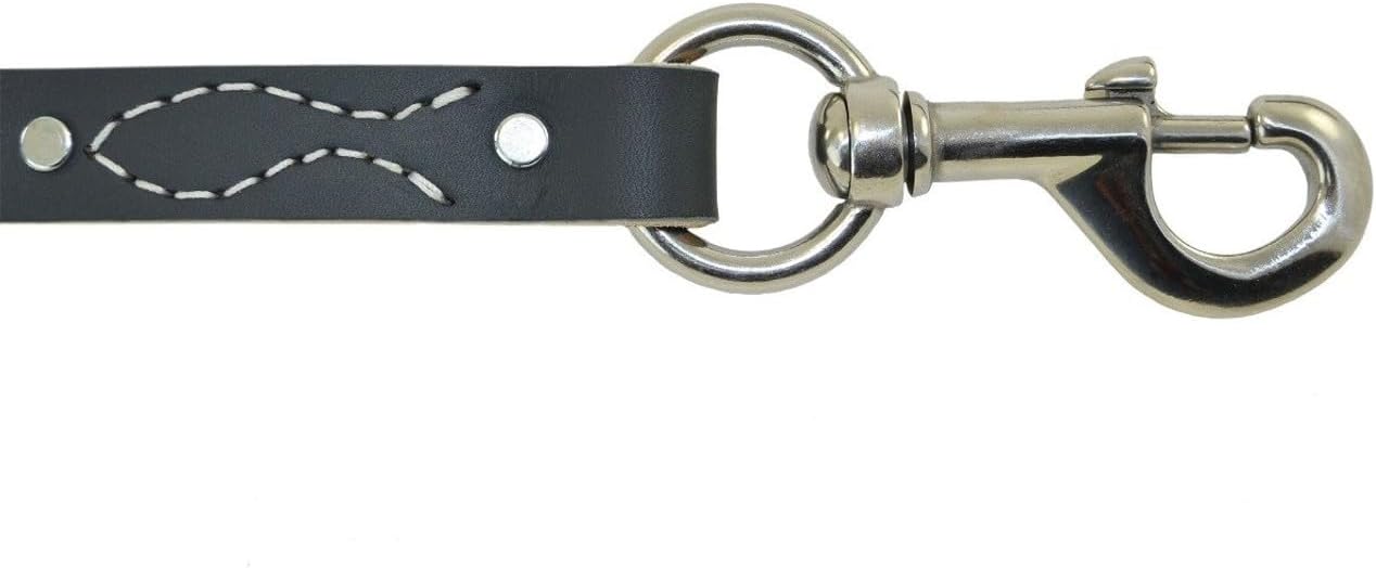 Ray Allen Gray Leather Heavy-Duty Agitation Lead