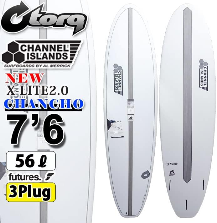 TORQ Surfboard トルクサーフボード XLITE CHANCHO 7’6” TANK カーキ チャンチョ JAPAN