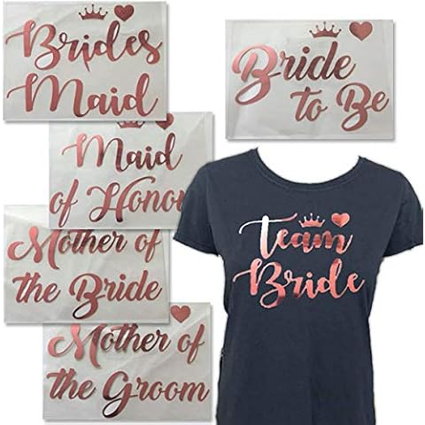Bride to Be Rose Gold T Shirt Transfer Cover