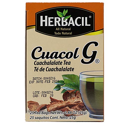Herbacil Te De Cuachalalate, 2-Pack Of .88 Ounce Tea Bags, Boxes (50 Tea Bags) (Pack Of 2) #TOP1