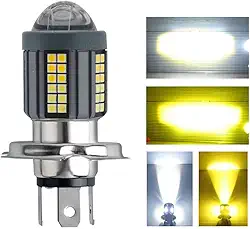 6500k Lampada Led H4 Projetor 360o Moto Carro Un
