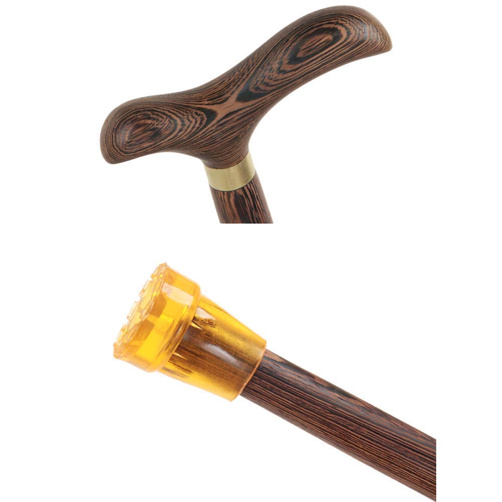 Legno, Legno Massello, Bastone da Passeggio Solido Antiscivolo Leggero per Disabili e Anziani, Bastoni da Trekking/Bastone da Passeggio per Equilibrio, Aiuto per la Mobilità, Legno di Ala di Pollo,8