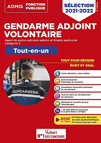 Gendarme adjoint volontaire - GAV APJA et GAV EP - Catégorie C - Tout-en-un - 20 tutos offerts: Ép Gendarme adjoint volontaire - GAV APJA et GAV EP - Catégorie C - Tout-en-un - 20 tutos offerts: Ép