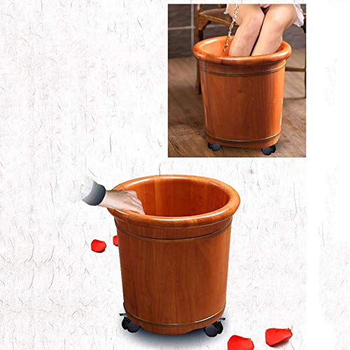Spa de pies madera natural con masaje tamaño 40 miniatura 5
