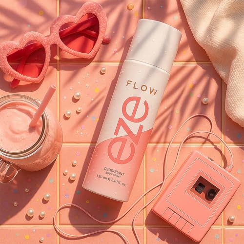 Image of Eze Women Long Lasting Deodrant Floral Powdery | Flow 150ml | Daily Wear