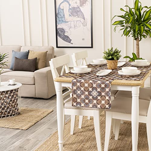 Toshe Pack Of 2 Brown - Mink - Oil Blue -Mix 20X20 Inch Throw Pillow Covers Farmhouse Decorative Cushion Case For Couch Sofa Bedding Living Room Bedroom Office Car Rustic Home Decoration #TOP6