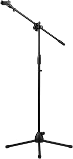 140cm / 4.6ft Adjustable Height Light Stand Durable Aluminum Alloy Floor Tripod Stand Kit with Phone Holder Max Capacity 2kg for Live Video Photography