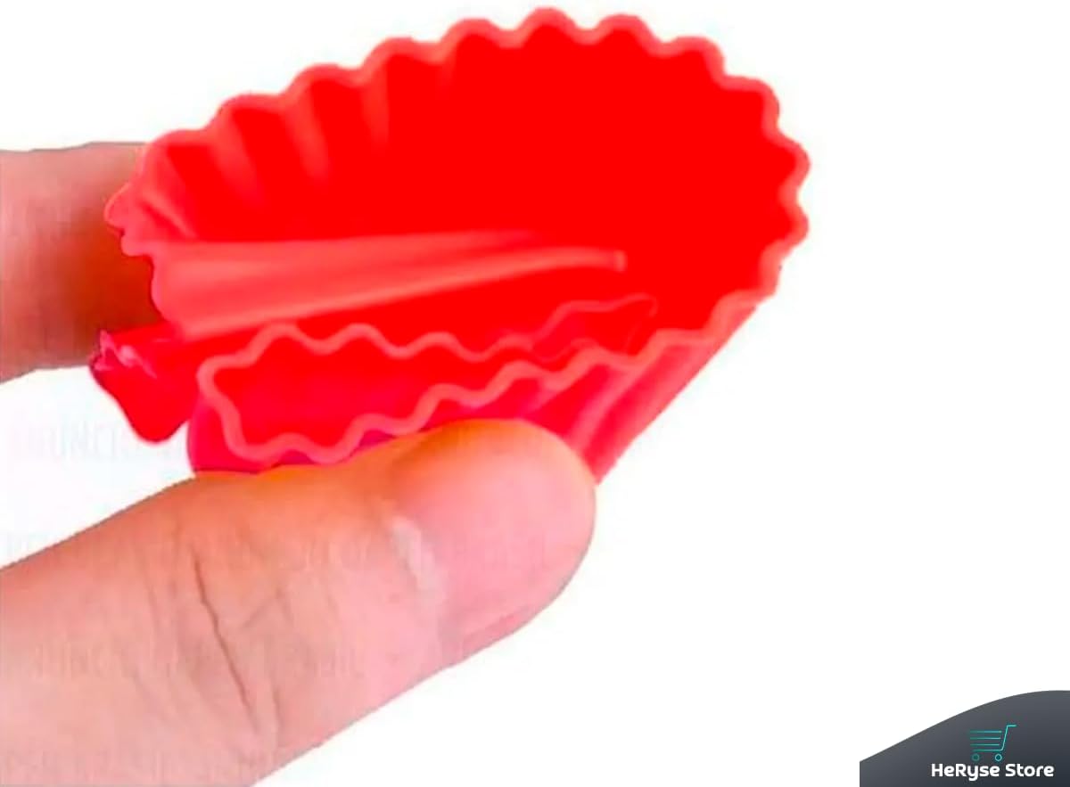 Forma para Cupcake e Muffin - Assadeira com 12 Cavidades Antiaderente, Kit com 12 Forminhas de Silicone, Ideal para Mini Bolo e Air Fryer