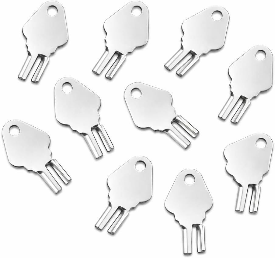 1200 Dispenser Key Replacement, 10-Pack, Compatible with Baywest 1200 Toilet Paper, Paper Towel and Liquid Soap Dispensers