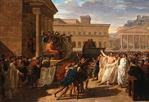 Peinture pour décoration salon Brutus Louis Lafitte : créez une galerie d'art chez vous