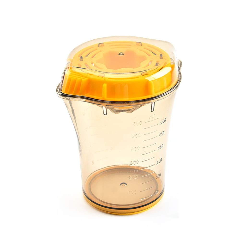 Exprimidores Manuales Juicer manual portátil con taza de jugo fruta la medición graduada para Uso Diario