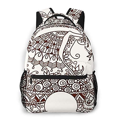 Zaini Casual per Ragazzi Ragazze Donna Uomo, Henné...
