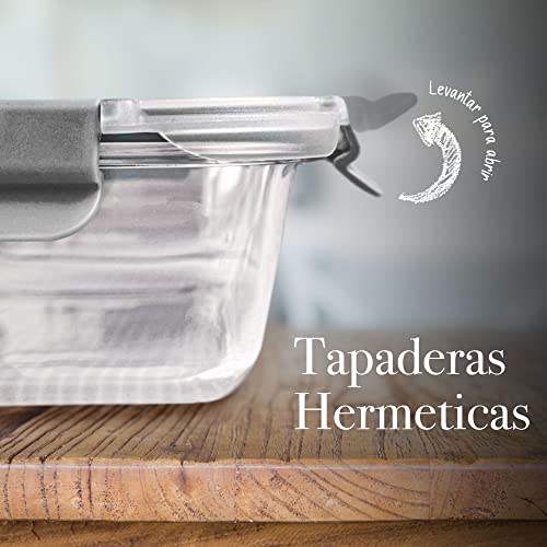 La Mejor Selección de Contenedores de vidrio con tapa Top diez. 17 La Mejor Selección de Contenedores de vidrio con tapa Top diez. 17